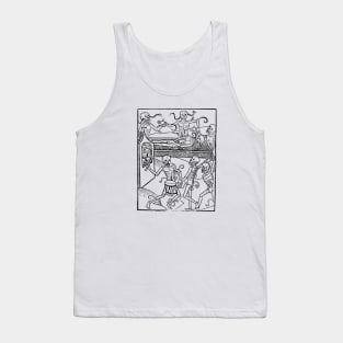 Skeleton Having Fun Tank Top